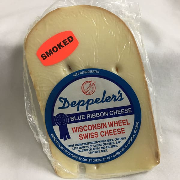 Deppeler’s Swiss Wheel Cheese Smoked Chalet Cheese Haus