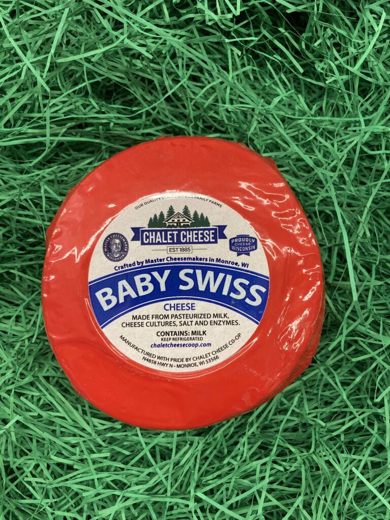 Baby Swiss Wheel Chalet Cheese Haus